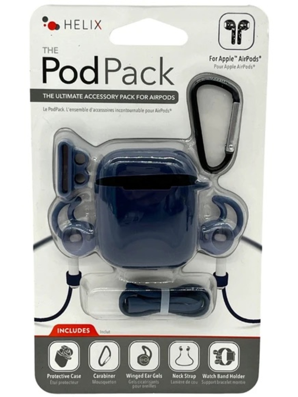Helix PodPack AirPods Accessory Kit - Dark Blue